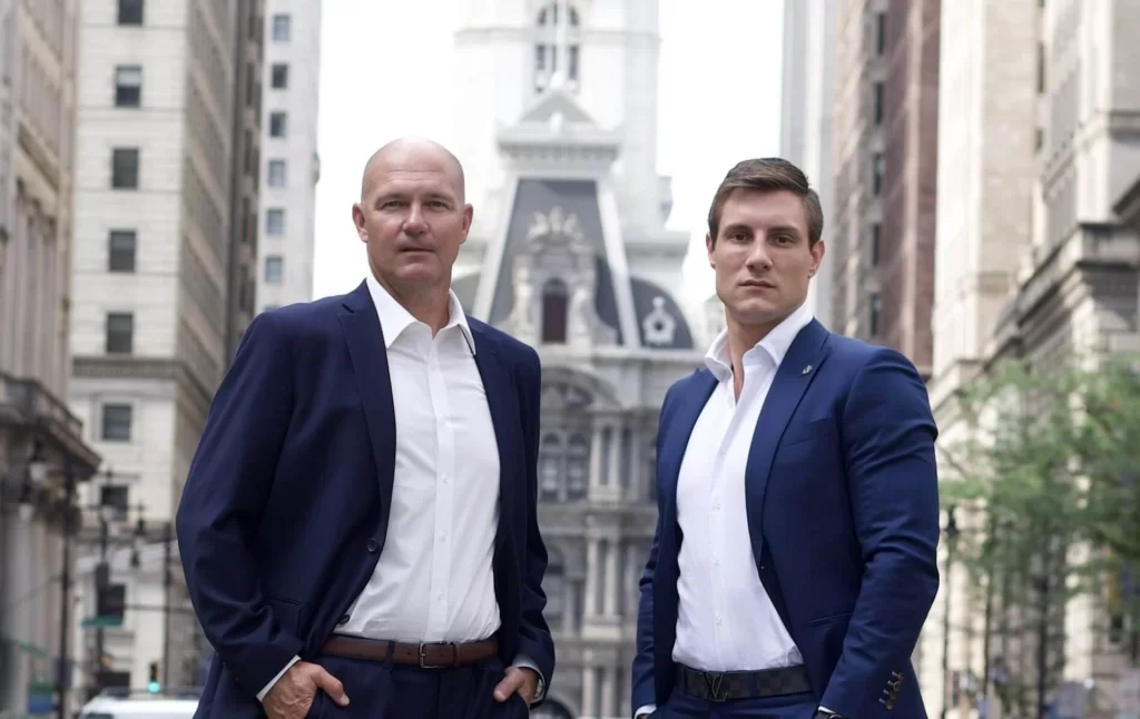 Pennsylvania Workers' Compensation Lawyers Standing in front of Philadelphia City Hall