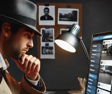 Un investigador privado revisa las publicaciones en las redes sociales de un demandante lesionado en un ordenador portátil, en busca de pruebas para rebatir una demanda de indemnización por accidentes de trabajo o lesiones personales de Pensilvania. Las compañías de seguros suelen utilizar la vigilancia de las redes sociales para cuestionar la gravedad de las lesiones en los casos de indemnización por accidentes de trabajo y lesiones personales en Pensilvania. Los trabajadores lesionados deben tener cuidado con lo que comparten en Internet para proteger sus reclamaciones. 